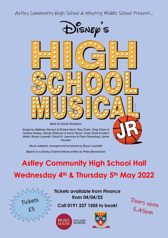 Image of Astley Community High School & Whytrig Middle School Present Disney's High School Musical
