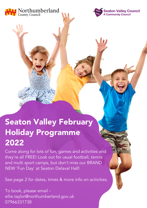 Image of Seaton Valley February 2022 Holiday Programme 