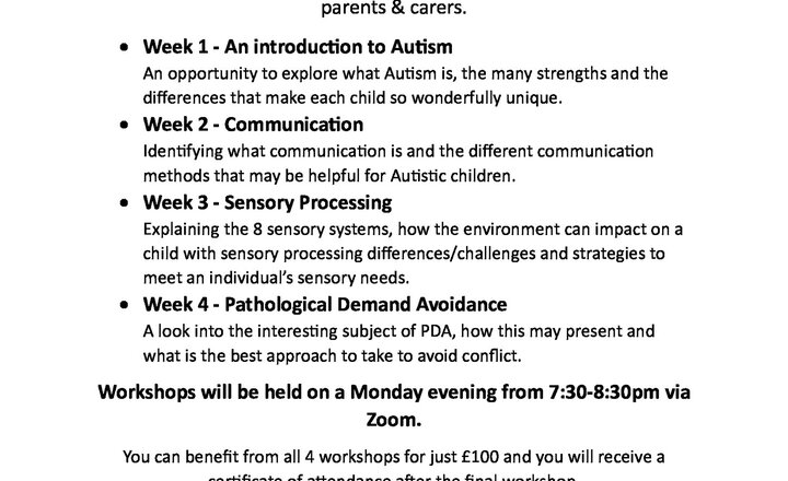 Image of Neurodiverse Parent Workshops