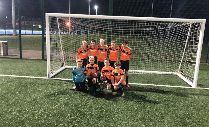 Image of County Cup Win for Whytrig Year 6 Football Team